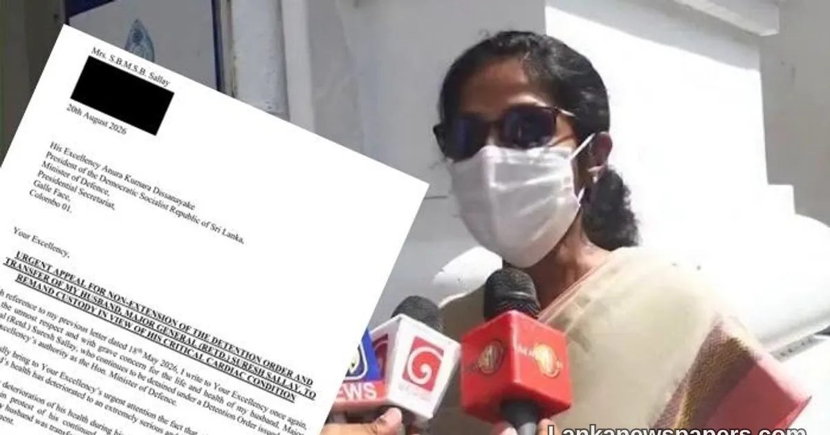 Wife of Former Intelligence Chief Urges President to Halt Detention Extension