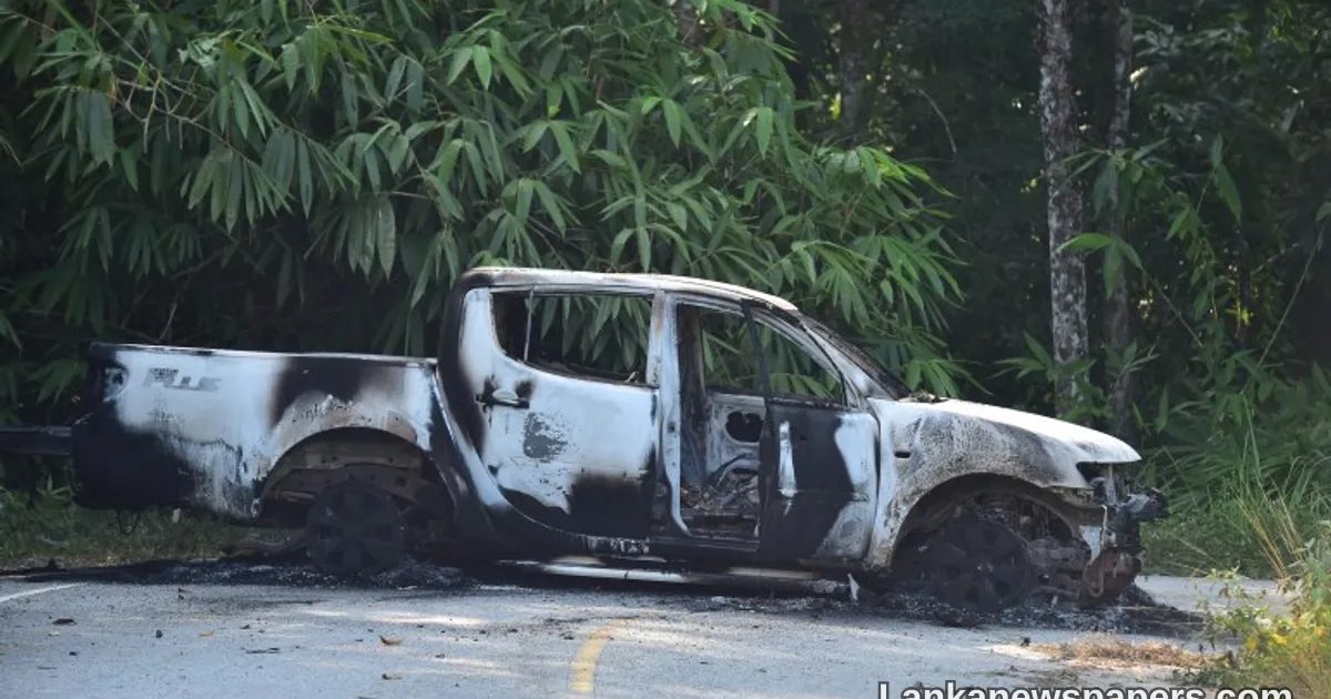 Wave of Coordinated Arson Attacks Strikes Southern Thailand, Leaving Three Wounded
