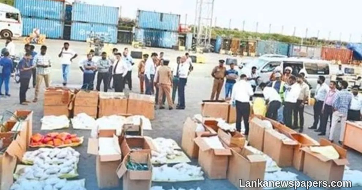 Sri Lanka Police Open Internal Inquiry into Handling of Pakistan Drug Container Case