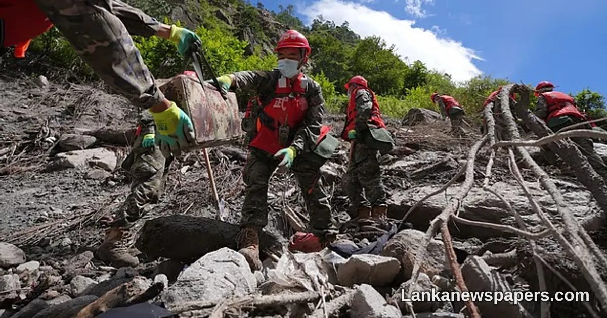 China Restores Rescue Missions Near Nepal Border After Glacial Lake Threat Subsides