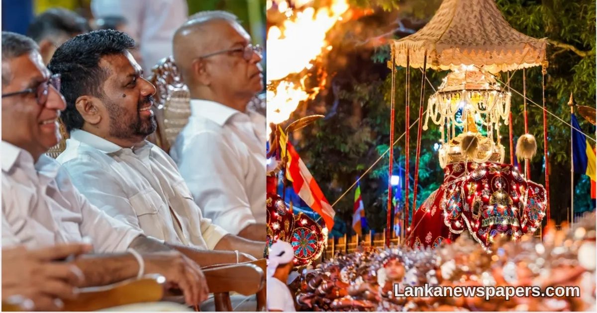 President Attends Landmark Randoli Perahera as Kandy