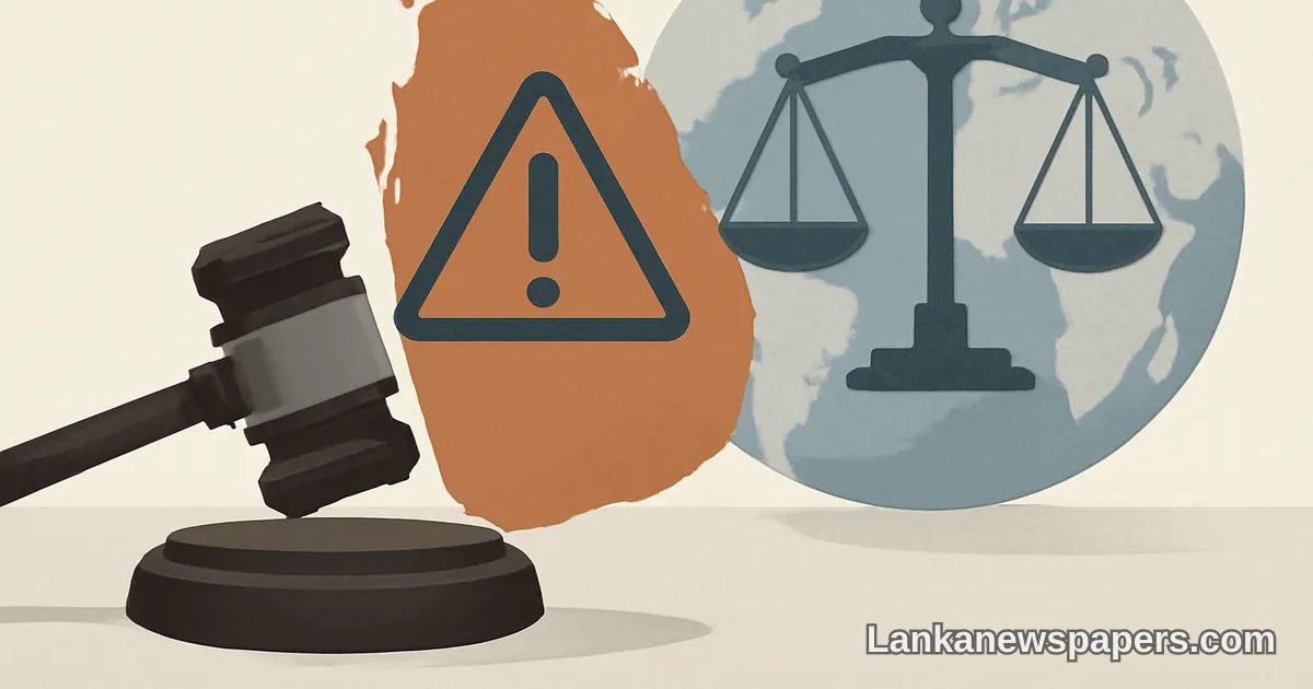 Global Judicial Body Raises Alarm Over Sri Lanka