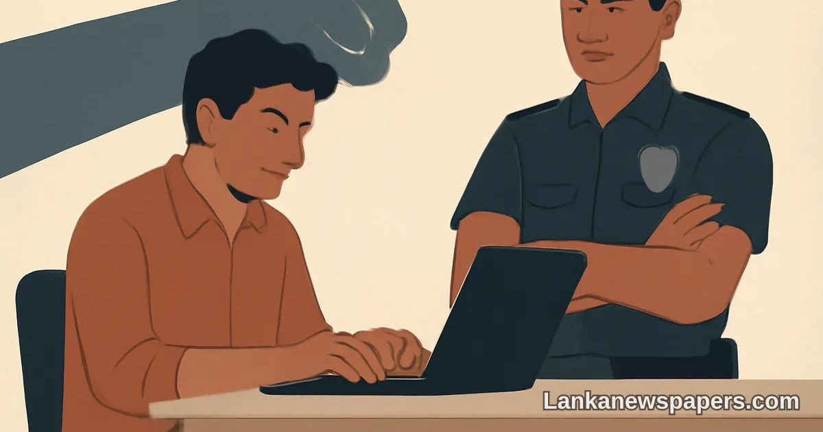 SEP Slams Police Intimidation Tactics Against Journalist in Sri Lanka