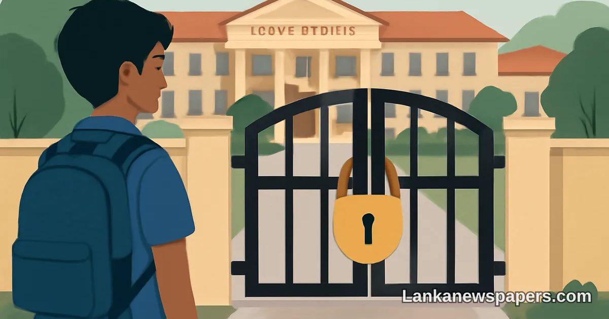 Locked Out at Home: How Sri Lankan Expat Children Are Being Denied University Access in Their Own Country