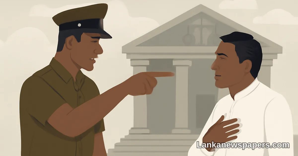 Police Accused of Threatening Pradeshiya Sabha Chief Following Thaiyiddy Court Decision