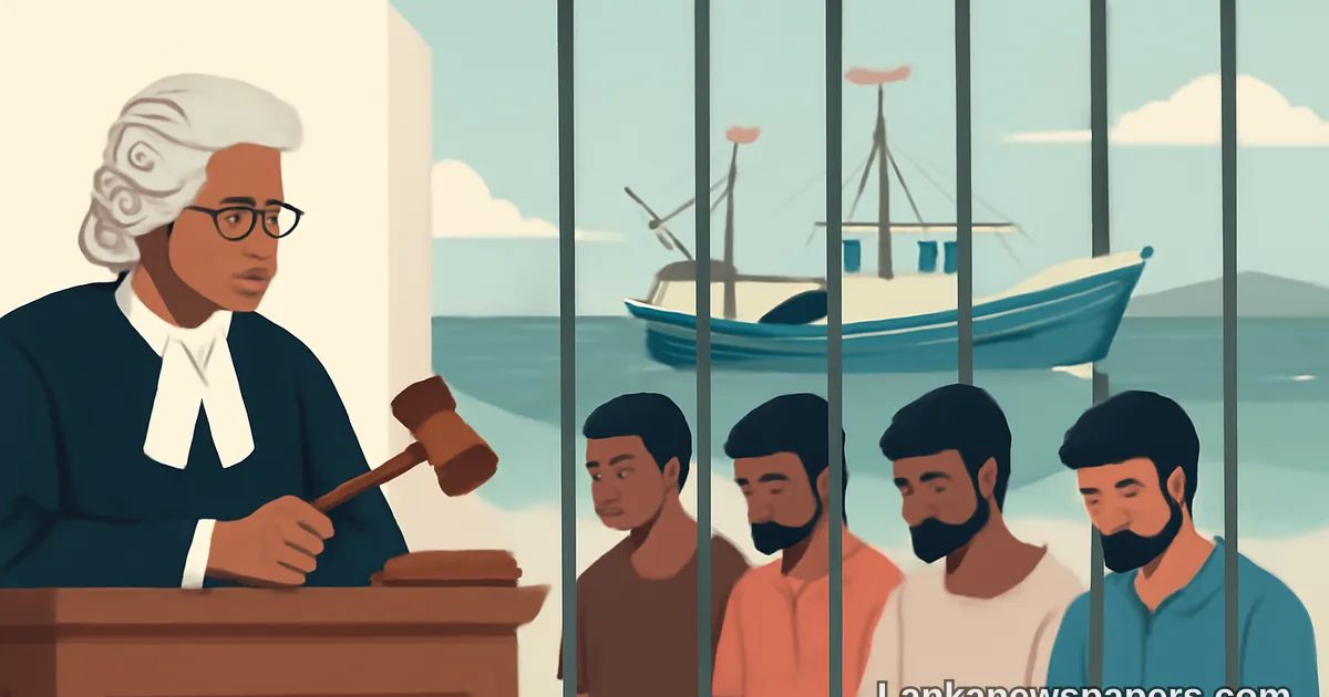 Sri Lankan Court Remands Indian Fishermen Rescued Near Rameswaram Waters