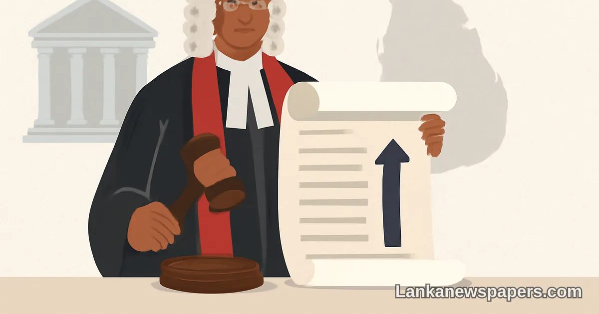 Government Gazettes Bill to Extend Retirement Age of Senior Judges in Sri Lanka