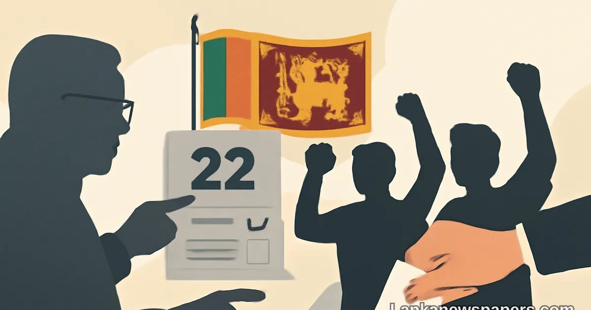 Joint Opposition Urges President to Put 22nd Constitutional Amendment to a Public Referendum