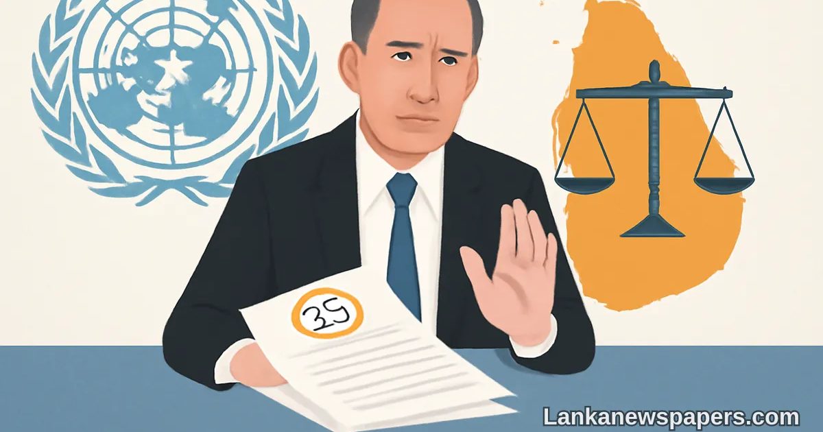 UN Special Rapporteur Raises Concerns Over Sri Lanka