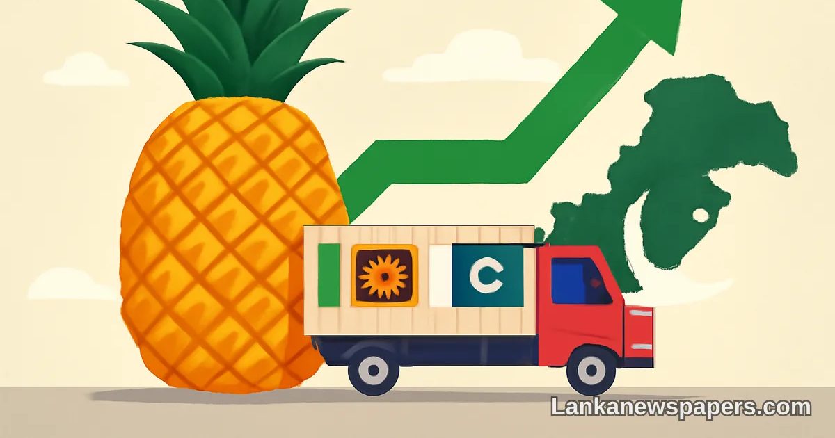 Sri Lankan Pineapples Make Historic Entry Into Pakistani Market