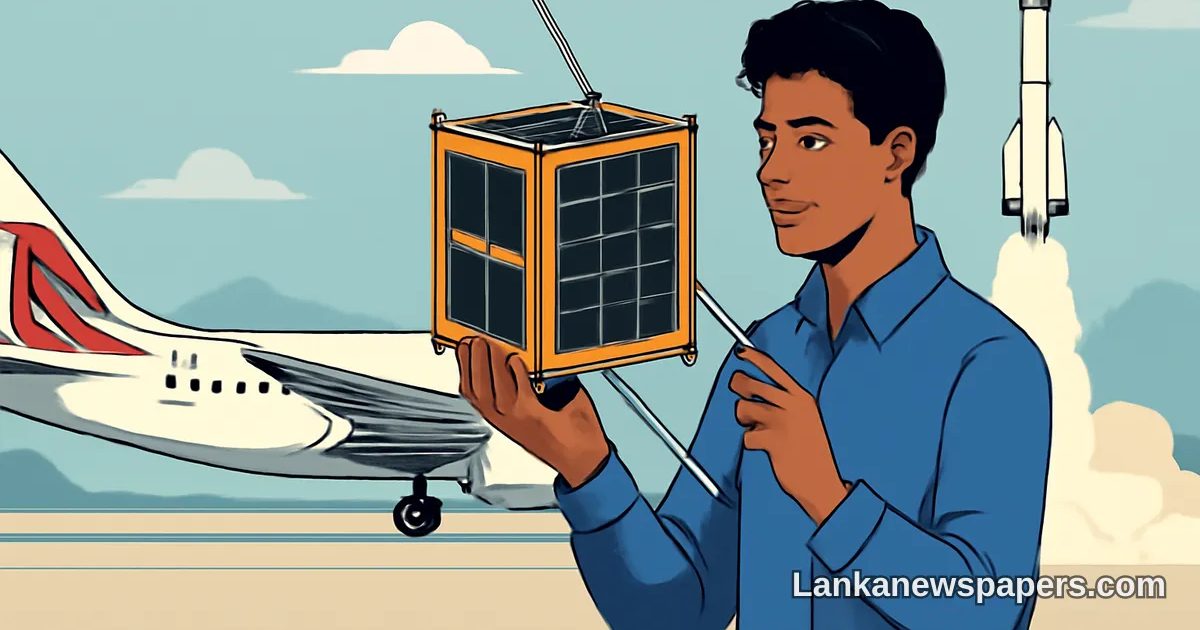 SriLankan Airlines Sponsors Student Behind ShakthiSAT Mission
