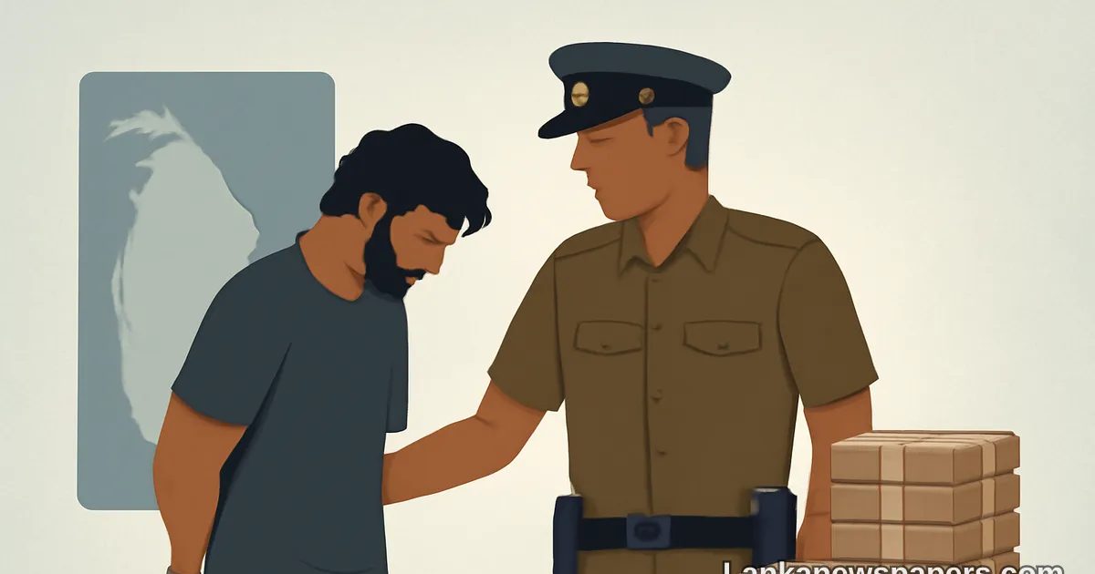Associate of Sri Lankan Gangster Arrested With Three Kilograms of Hashish