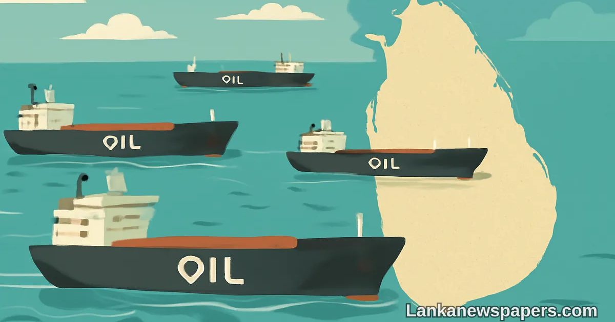 Iranian Oil Tankers Spotted Congregating in Waters Off Sri Lanka