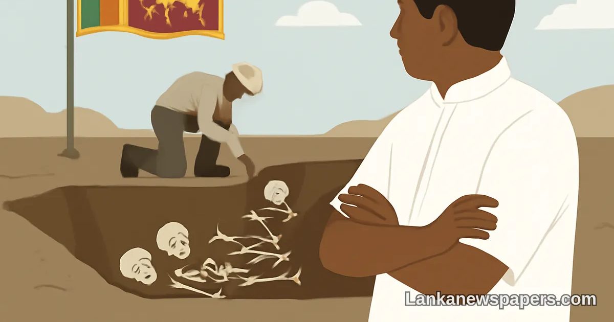 Mass Graves Are Proof of State Failures, Says Minister Rathnayake