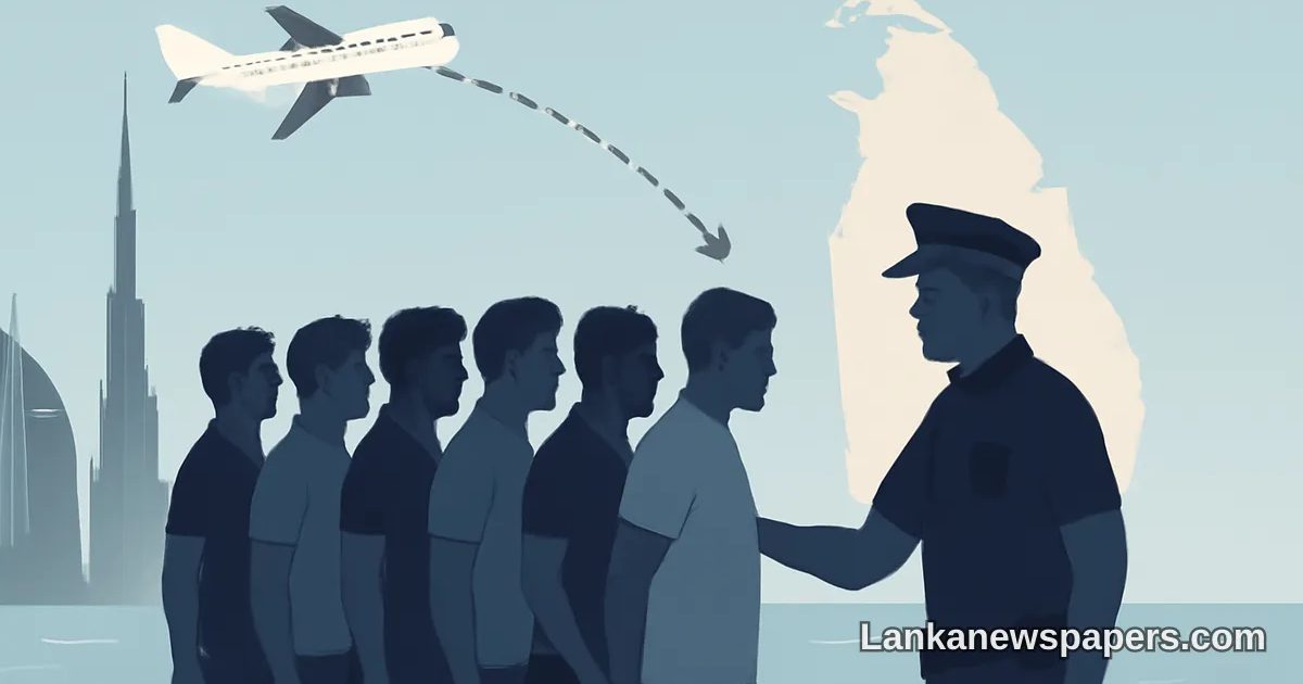 Nine Sri Lankan Underworld Figures, Including Welle Saranga, Set to Be Repatriated from Dubai