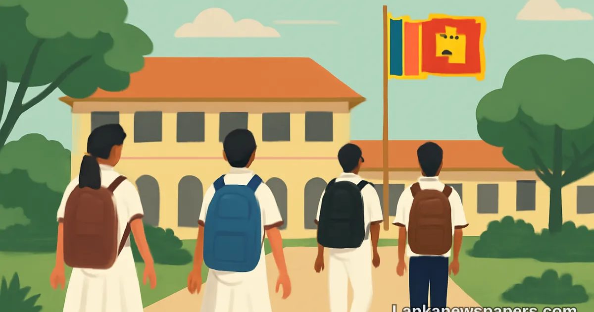 Sri Lankan Schools Resume Classes Monday as Third Term
