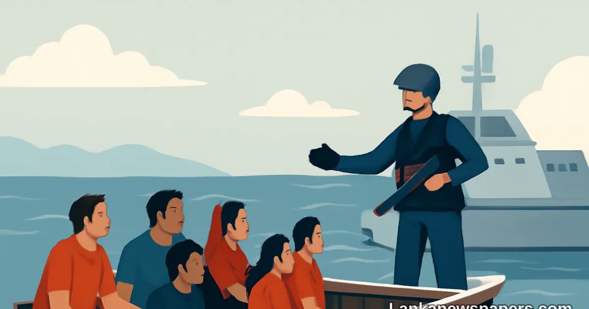 В Индии задержали 13 граждан Шри-Ланки после попытки нелегального пересечения границы