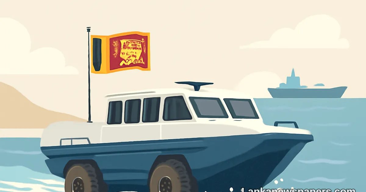 Sri Lanka Makes History with First European Export of Locally Manufactured Amphibious Vessel