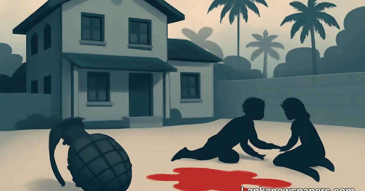 Two Children Dead After Hand Grenade Hurled at Dehiwala Residence