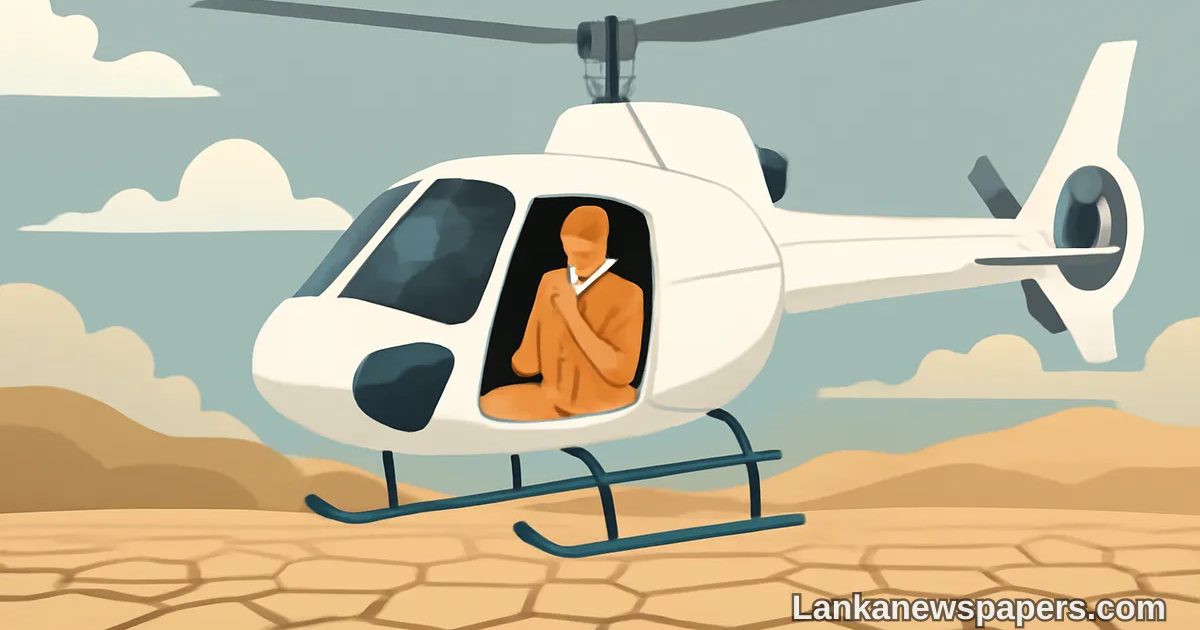 Sri Lanka Deploys Buddhist Monks in Aerial Prayer Missions Over Drought-Stricken Regions