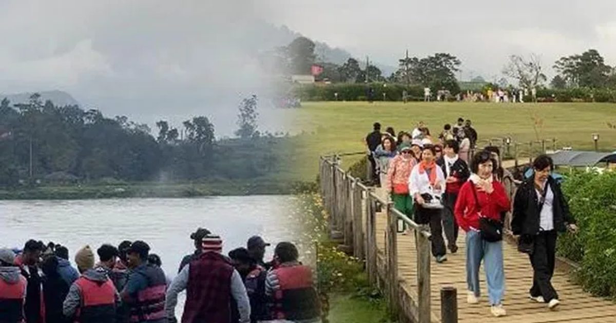Local Foreign Large number of local and foreign tourists visit Nuwara Eliya amid ...