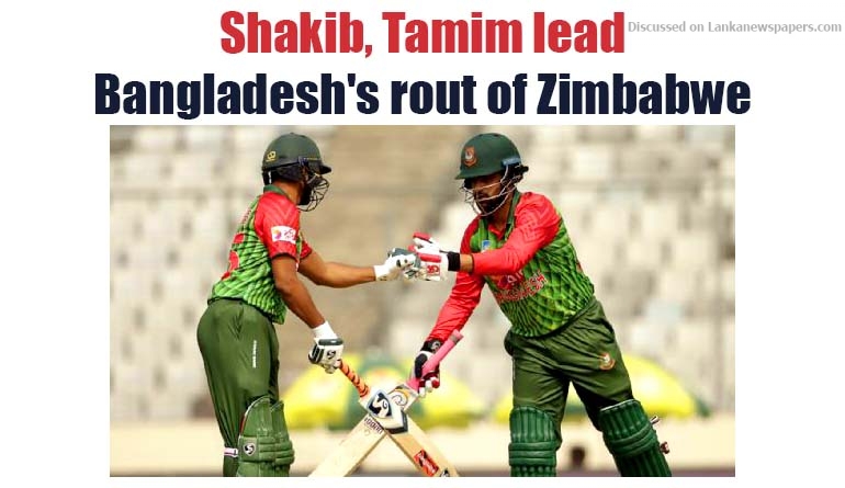 Shakib, Tamim lead Bangladesh’s rout of Zimbabwe