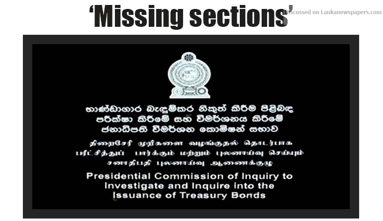 ‘Missing sections’ of bond report: Prez to meet party leaders