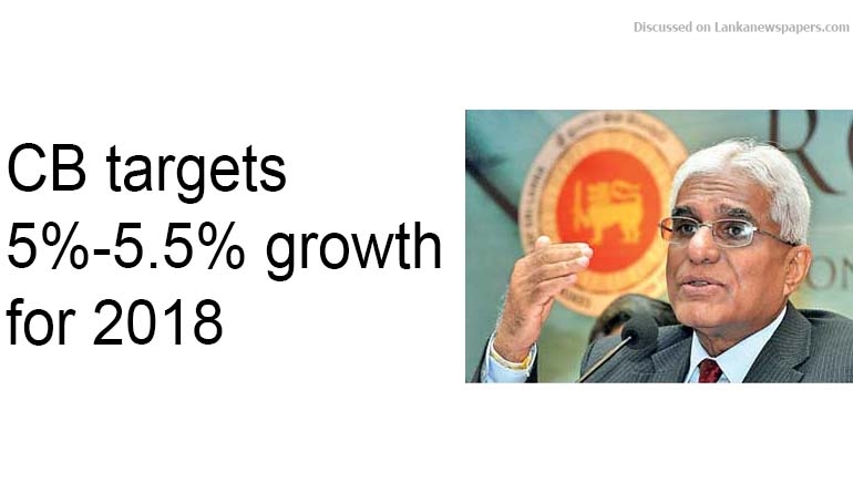 CB targets 5%-5.5% growth for 2018