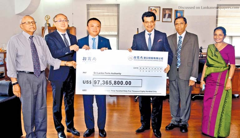CMPort pays second tranche of US$97.3 mn in H’tota Port investment