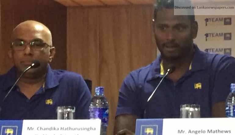 Angelo Mathews appointed SL limited over captain
