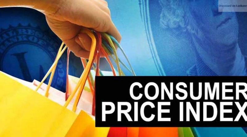 Consumer Price Index CPI Graphic in sri lankan news