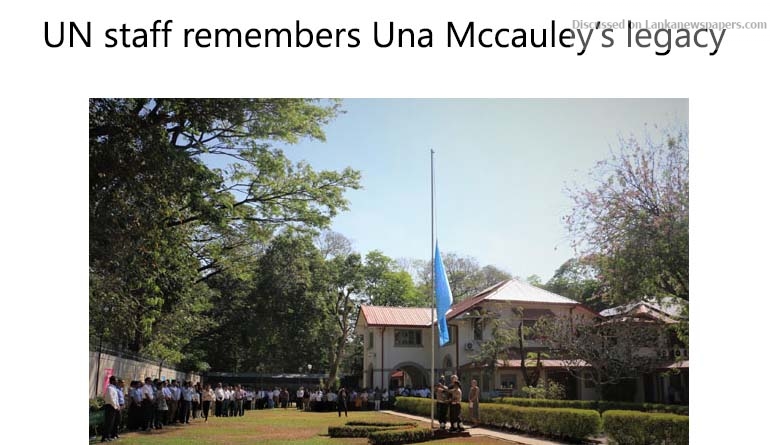 UN staff remembers Una Mccauley’s legacy