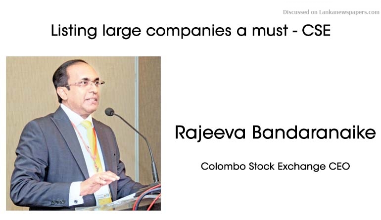 Listing large companies a must – CSE
