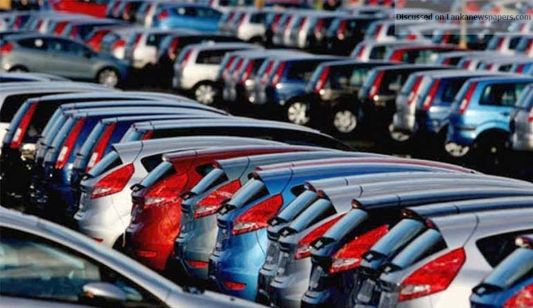 vehicle imports sri lanka 2025