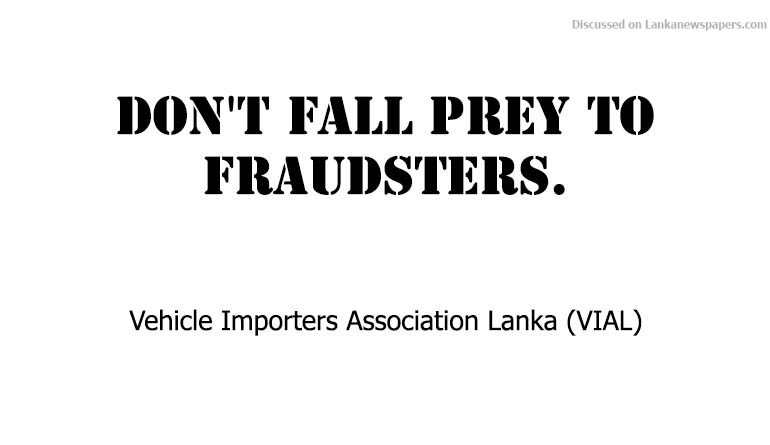 Don’t fall prey to fraudsters: Vehicle importers