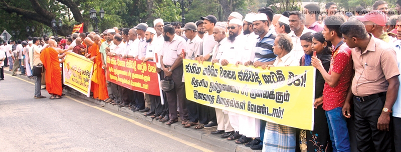 Several Civil Society groups held peaceful protest