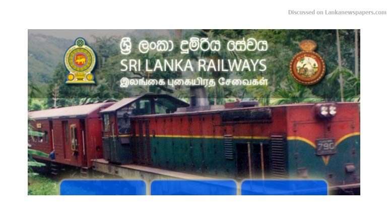 railway in sri lankan news