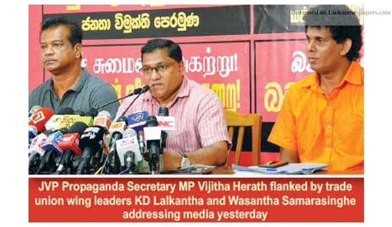 JVP comes out blazing against govt