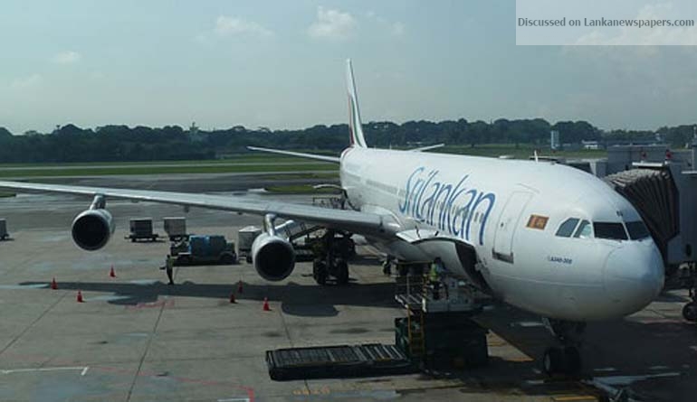 Sri Lankan plane with 228 on board hits runway light at Cochin