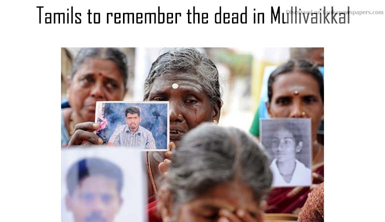 Tamils to remember the dead in Mullivaikkal