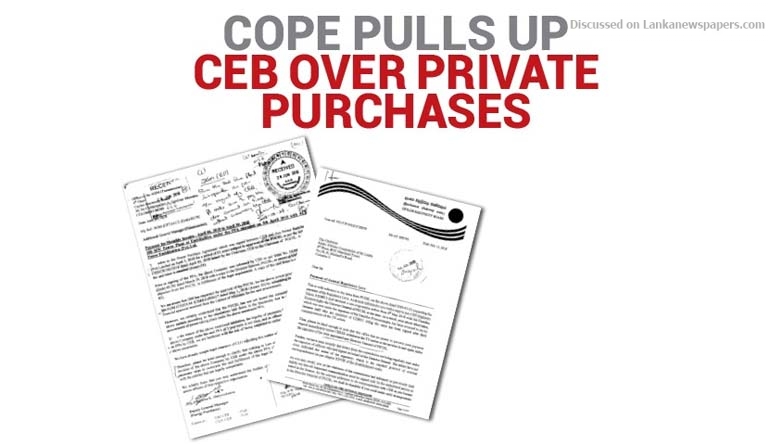 COPE in sri lankan news