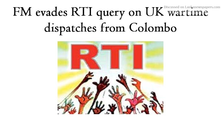 RTi in sri lankan news