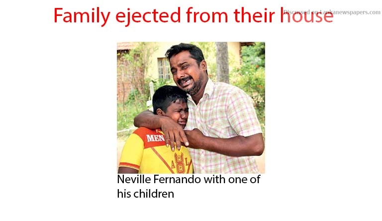 Family ejected from their house