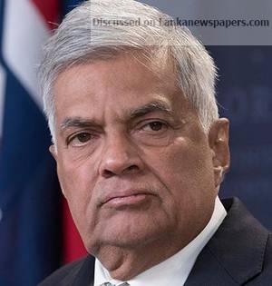 16THRANILWICKREMESINGHE in sri lankan news