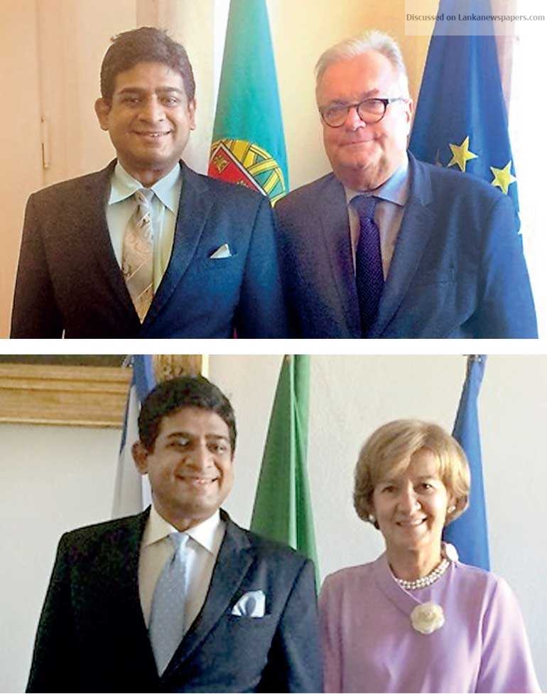 Foreign Affairs State Minister Vasantha Senanayake visits Portugal