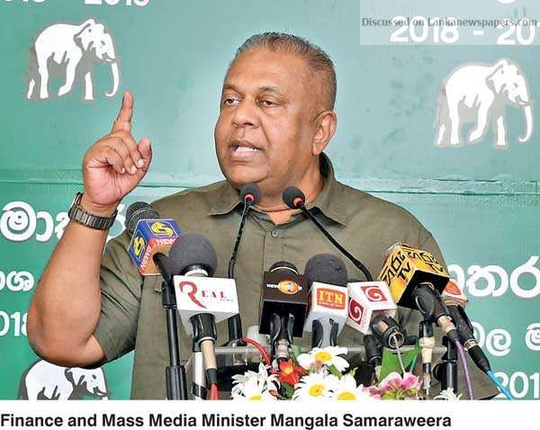 Mangala claims Ranil saved Mahinda from becoming an international criminal