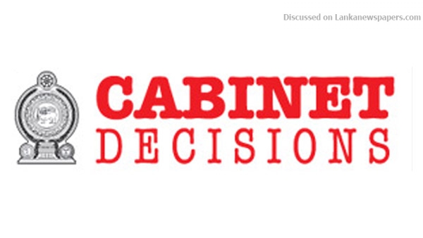 Cdn 2015 tag Cabinet decisions1 in sri lankan news