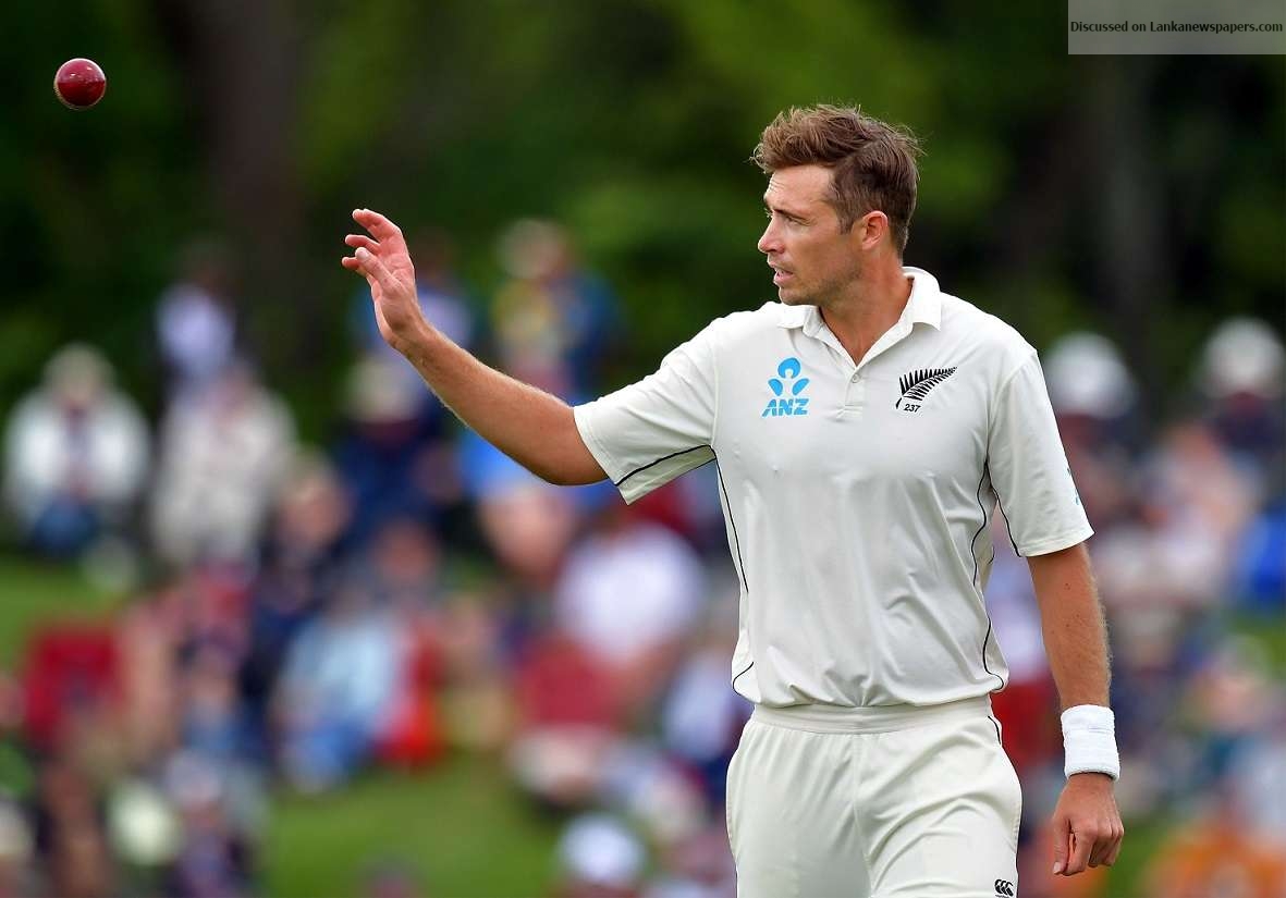 Southee rescues NZ with bat and ball after Lakmal blast