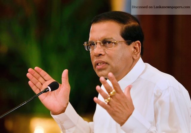 Maithripala Sirisena 13 July 15 Prz media in sri lankan news