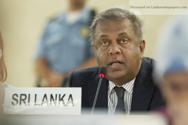 Mangala Samaraweera UNHRC 06 29 2016 Pic FM Media in sri lankan news